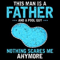 Pool Guy Design for Swimming Pool and Pool Cleaner Drawstring Bag