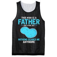 Pool Guy Design for Swimming Pool and Pool Cleaner Mesh Reversible Basketball Jersey Tank