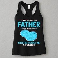 Pool Guy Design for Swimming Pool and Pool Cleaner Womens Tank Top