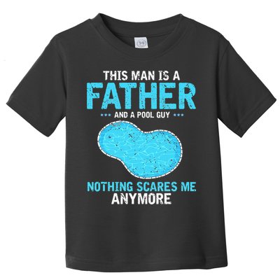 Pool Guy Design for Swimming Pool and Pool Cleaner Toddler T-Shirt