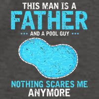Pool Guy Design for Swimming Pool and Pool Cleaner Vector Backpack
