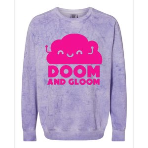 Prepper Gifts Doom And Gloom Doomsday Preppers Colorblast Crewneck Sweatshirt