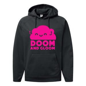 Prepper Gifts Doom And Gloom Doomsday Preppers Performance Fleece Hoodie