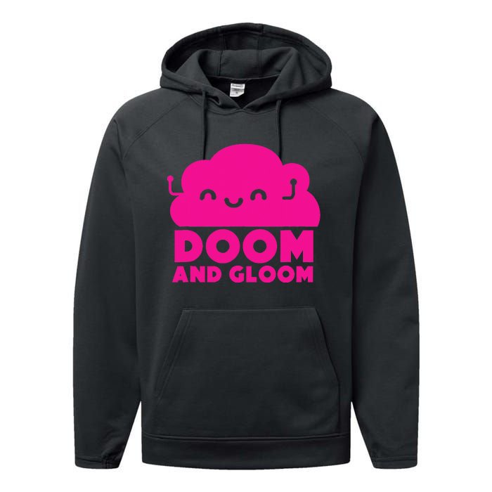 Prepper Gifts Doom And Gloom Doomsday Preppers Performance Fleece Hoodie