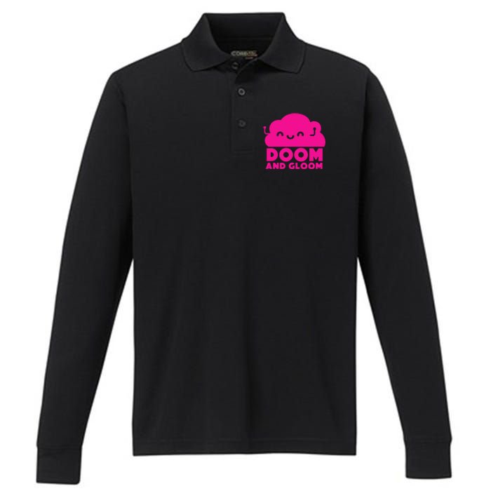 Prepper Gifts Doom And Gloom Doomsday Preppers Performance Long Sleeve Polo