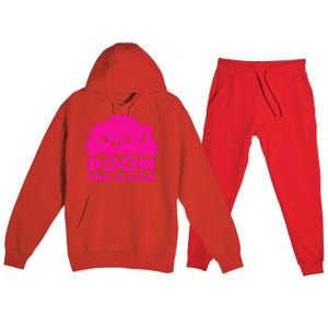 Prepper Gifts Doom And Gloom Doomsday Preppers Premium Hooded Sweatsuit Set