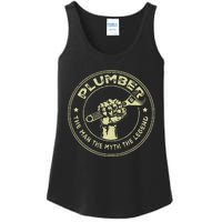 Plumbing Graphic Design Plumber Dad Ladies Essential Tank