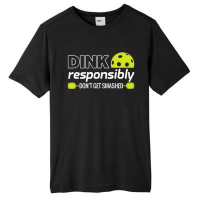 Pickleball Grandma Dink Responsibly Funny Player Tall Fusion ChromaSoft Performance T-Shirt