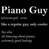 Piano Guy Definition Gift Funny Boy Piano Gift Piano Player Gift Impact Tech Backpack