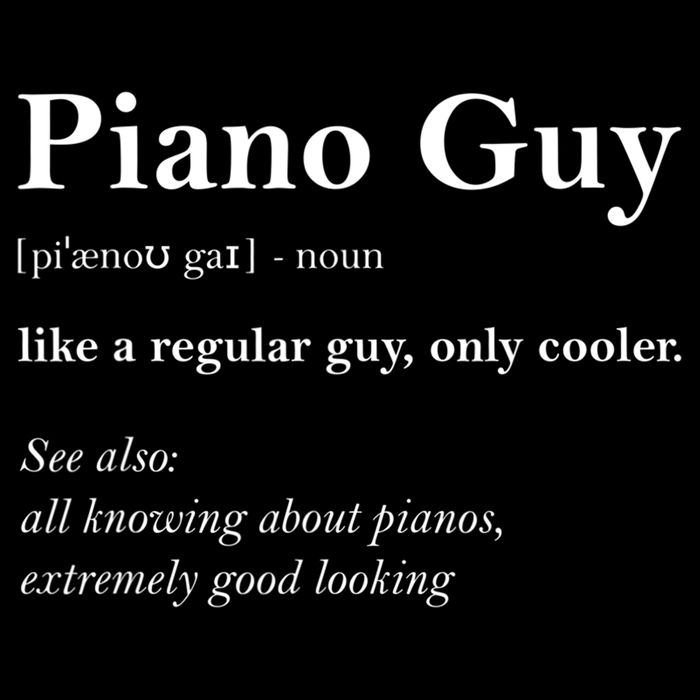 Piano Guy Definition Gift Funny Boy Piano Gift Piano Player Gift Impact Tech Backpack