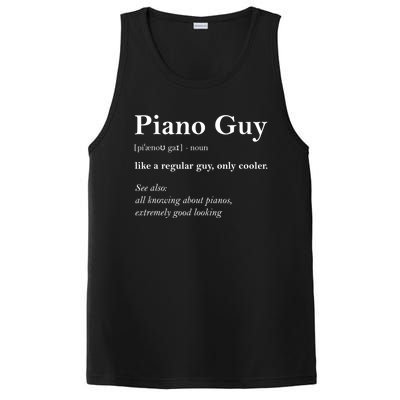 Piano Guy Definition Gift Funny Boy Piano Gift Piano Player Gift PosiCharge Competitor Tank