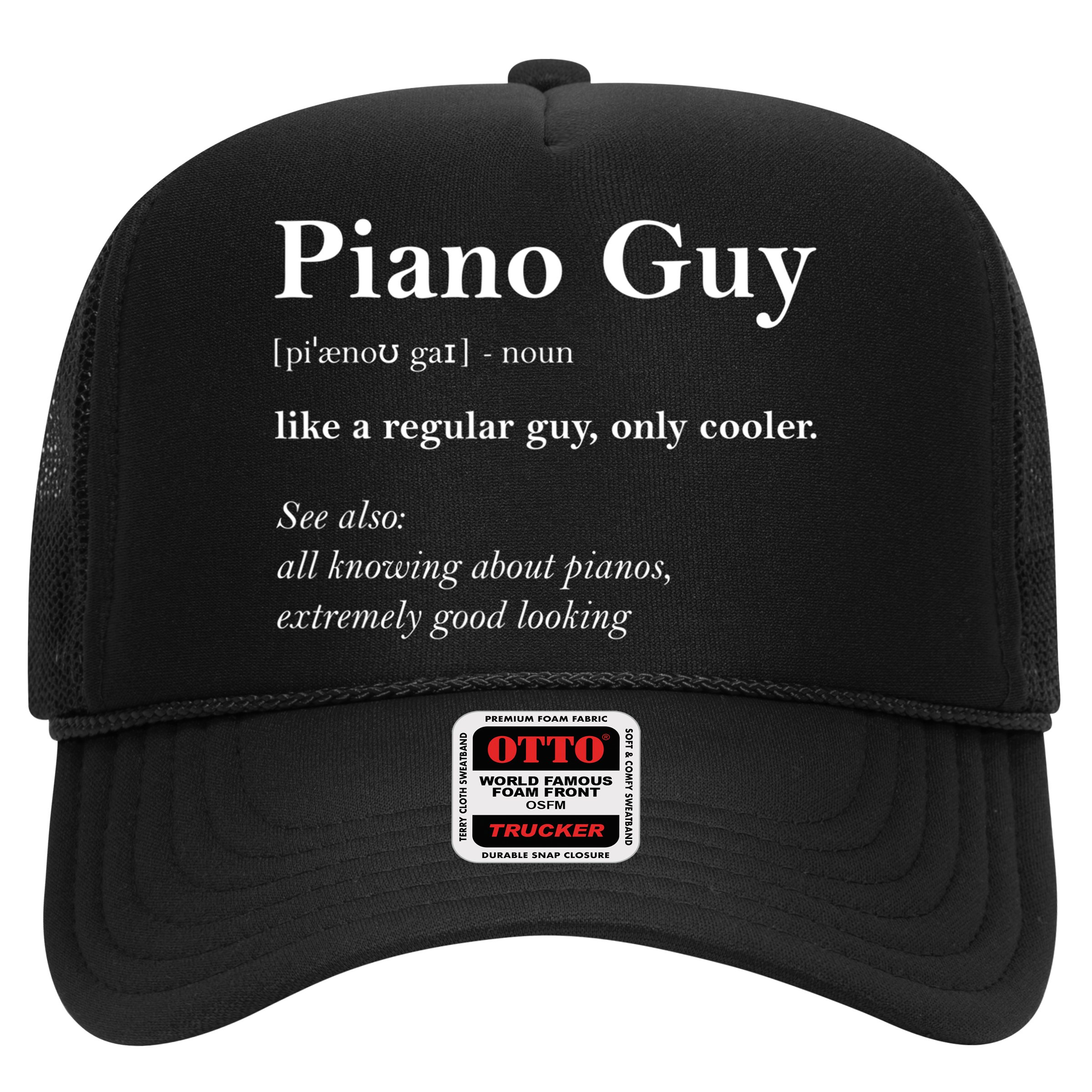 Piano Guy Definition Gift Funny Boy Piano Gift Piano Player Gift Hat