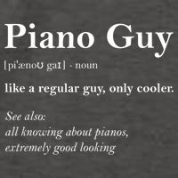 Piano Guy Definition Gift Funny Boy Piano Gift Piano Player Gift Vector Backpack