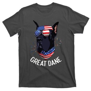 Patriotic Great Dane 4th Of July USA Funny Great Dane T-Shirt