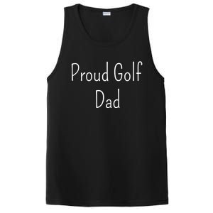 Proud Golf Dad Cute Gift PosiCharge Competitor Tank