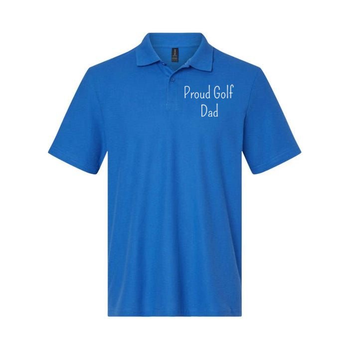 Proud Golf Dad Cute Gift Softstyle Adult Sport Polo