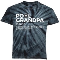 Pool Grandpa Definition Funny Billiards Gift Kids Tie-Dye T-Shirt