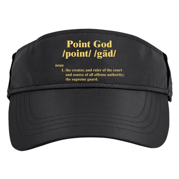 Point God Definition The Creator And Ruler Of The Court And Source Of All Offens Adult Drive Performance Visor