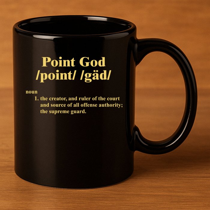 Point God Definition The Creator And Ruler Of The Court And Source Of All Offens 11oz C Handle Ceramic Mug
