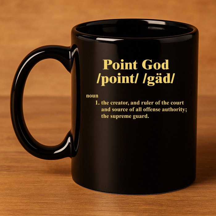 Point God Definition The Creator And Ruler Of The Court And Source Of All Offens 11oz C Handle Ceramic Mug