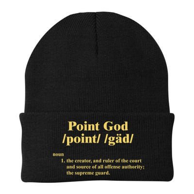 Point God Definition The Creator And Ruler Of The Court And Source Of All Offens Beanie