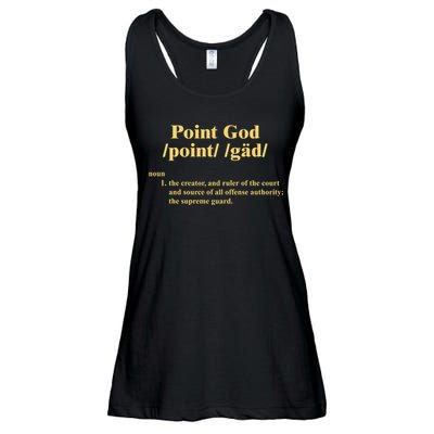 Point God Definition The Creator And Ruler Of The Court And Source Of All Offens Ladies Essential Flowy Tank