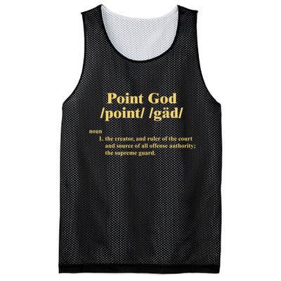 Point God Definition The Creator And Ruler Of The Court And Source Of All Offens Mesh Reversible Basketball Jersey Tank