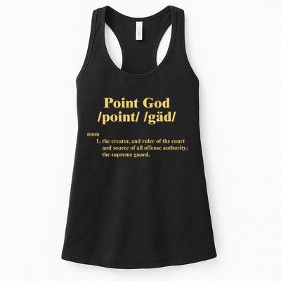 Point God Definition The Creator And Ruler Of The Court And Source Of All Offens Womens Tank Top