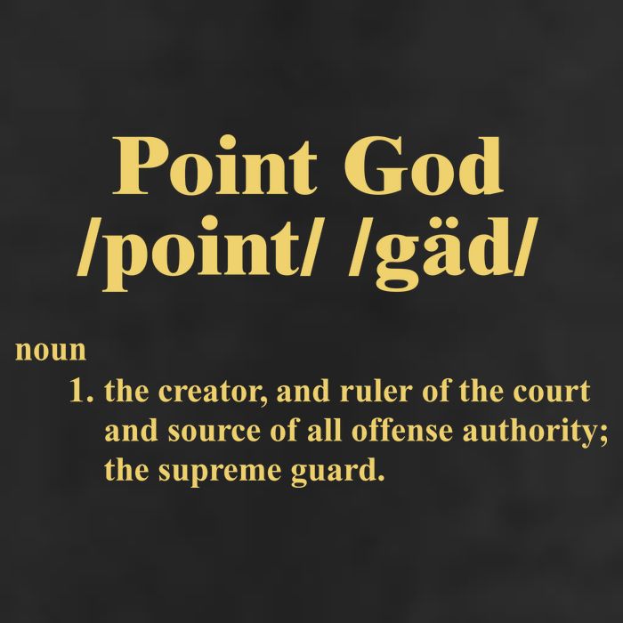 Point God Definition The Creator And Ruler Of The Court And Source Of All Offens Trucker Hat