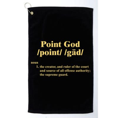 Point God Definition The Creator And Ruler Of The Court And Source Of All Offens Golf Towel
