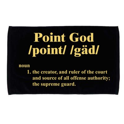 Point God Definition The Creator And Ruler Of The Court And Source Of All Offens Microfiber Hand Towel
