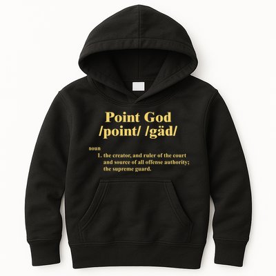 Point God Definition The Creator And Ruler Of The Court And Source Of All Offens Kids Hoodie