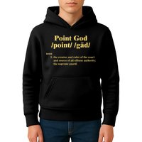 Point God Definition The Creator And Ruler Of The Court And Source Of All Offens Kids Hoodie