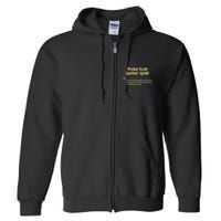 Point God Definition The Creator And Ruler Of The Court And Source Of All Offens Full Zip Hoodie