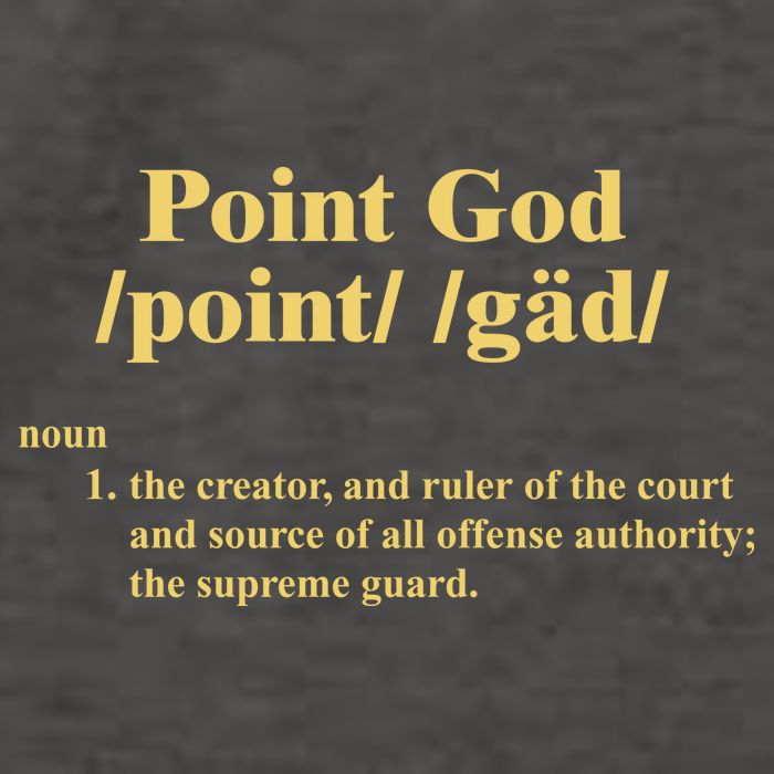 Point God Definition The Creator And Ruler Of The Court And Source Of All Offens Vector Backpack
