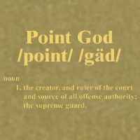 Point God Definition The Creator And Ruler Of The Court And Source Of All Offens Garment-Dyed Women's Muscle Tee