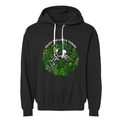 Plant Gifts Enjoy The Little Things Garment-Dyed Fleece Hoodie