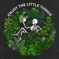 Plant Gifts Enjoy The Little Things 7 Panel Mesh Trucker Snapback Hat