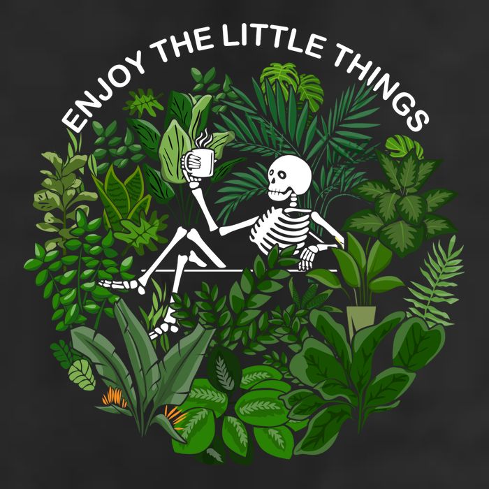Plant Gifts Enjoy The Little Things 7 Panel Mesh Trucker Snapback Hat