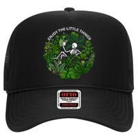 Plant Gifts Enjoy The Little Things High Crown Mesh Back Trucker Hat