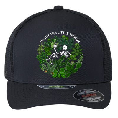 Plant Gifts Enjoy The Little Things Flexfit Unipanel Trucker Cap