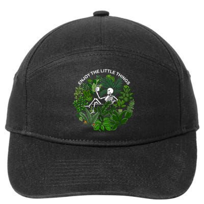 Plant Gifts Enjoy The Little Things 7-Panel Snapback Hat