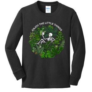 Plant Gifts Enjoy The Little Things Kids Long Sleeve Shirt