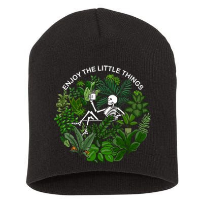 Plant Gifts Enjoy The Little Things Short Acrylic Beanie