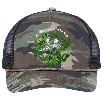 Plant Gifts Enjoy The Little Things Retro Rope Trucker Hat Cap