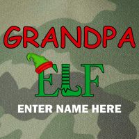 Personalize Grandpa Elf Custom Family Matching Christmas Legacy Tie Dye Trucker Hat
