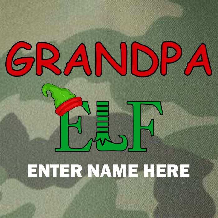 Personalize Grandpa Elf Custom Family Matching Christmas Legacy Tie Dye Trucker Hat