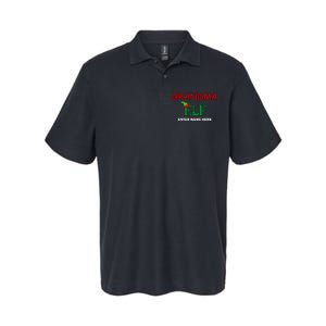 Personalize Grandma Elf Custom Family Matching Christmas Softstyle Adult Sport Polo