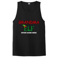 Personalize Grandma Elf Custom Family Matching Christmas PosiCharge Competitor Tank