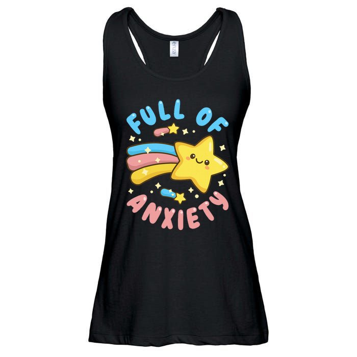 Pastel Goth Full Of Anxiety Ladies Essential Flowy Tank